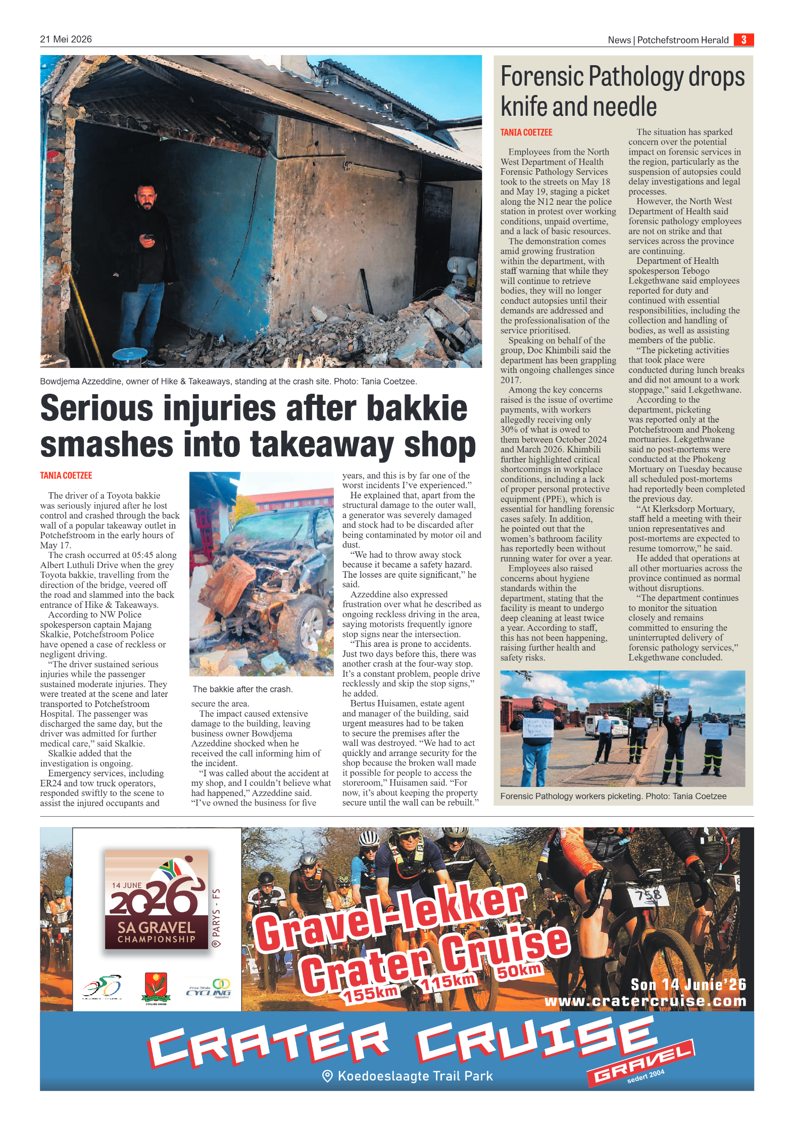Potchefstroom Herald: 21 May 2026 page 3