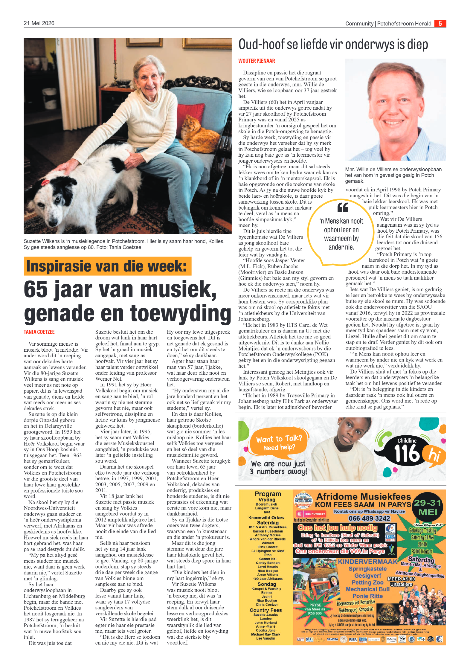 Potchefstroom Herald: 21 May 2026 page 5