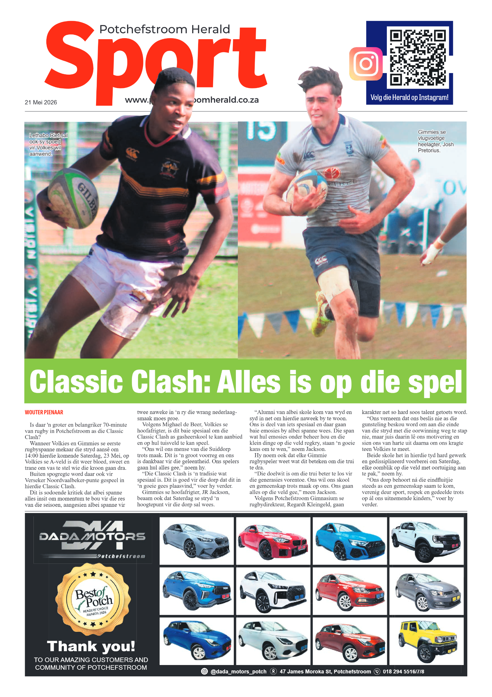 Potchefstroom Herald: 21 May 2026 page 8