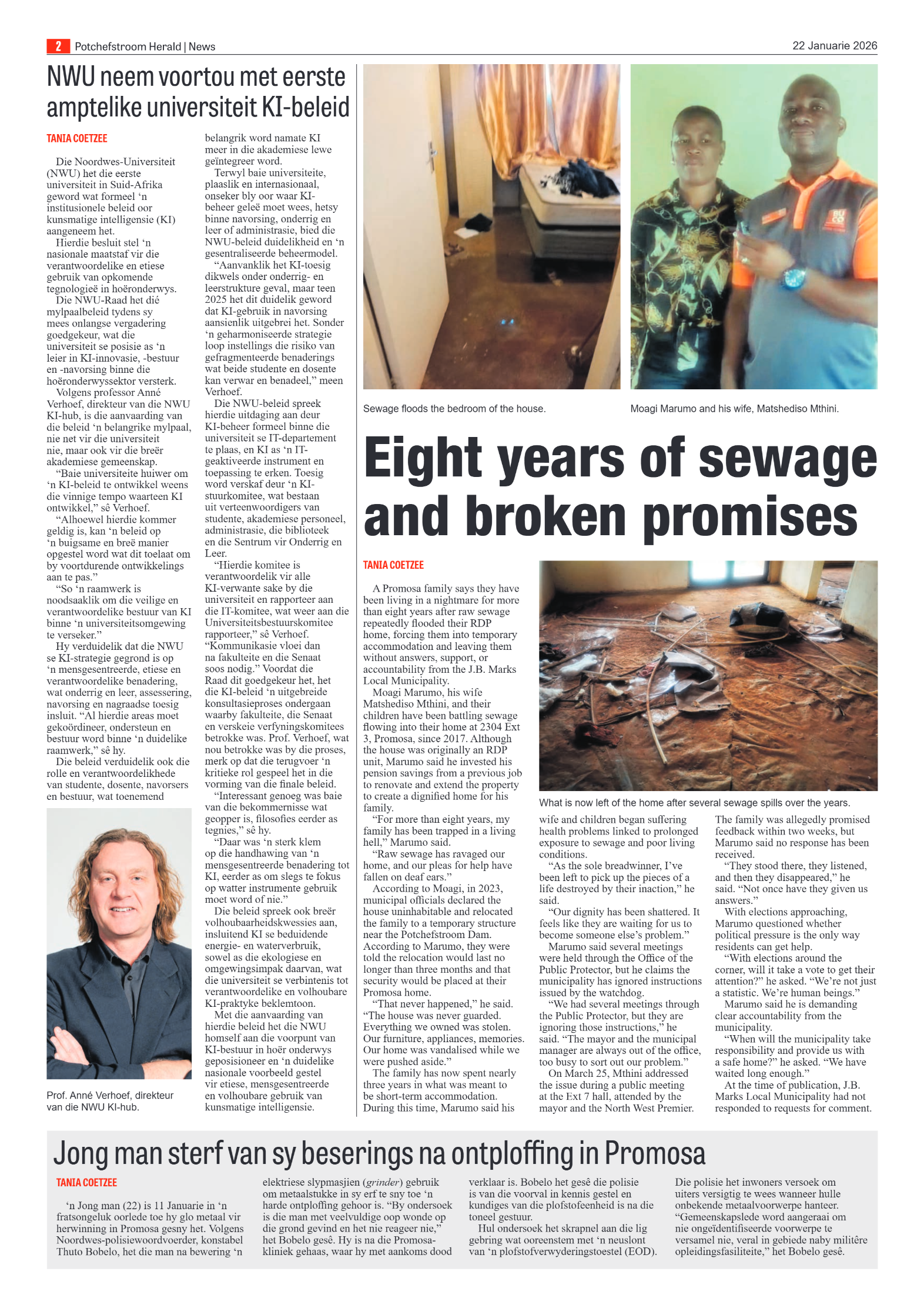 Potchefstroom Herald: 22 Januarie 2026 page 2