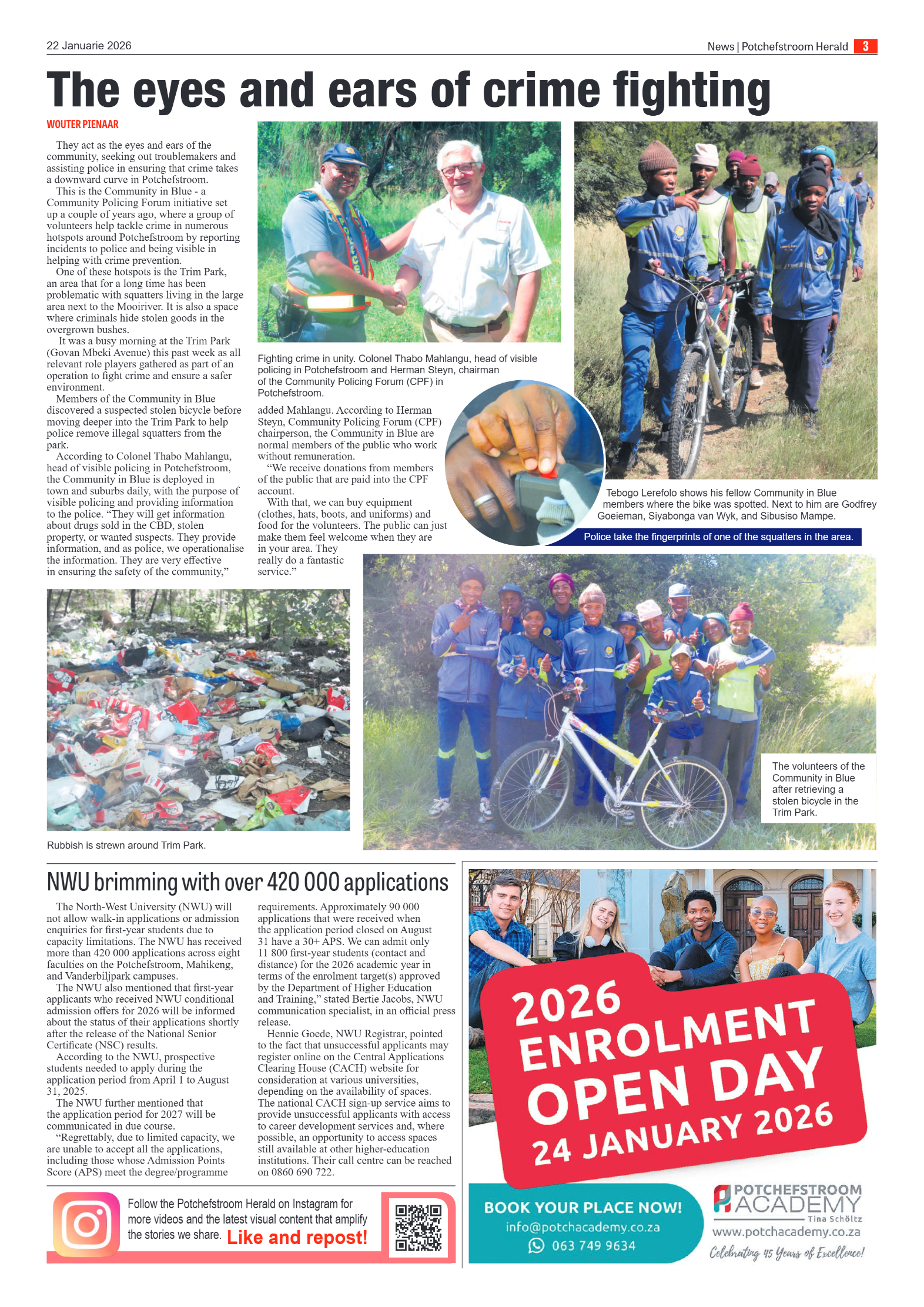 Potchefstroom Herald: 22 Januarie 2026 page 3