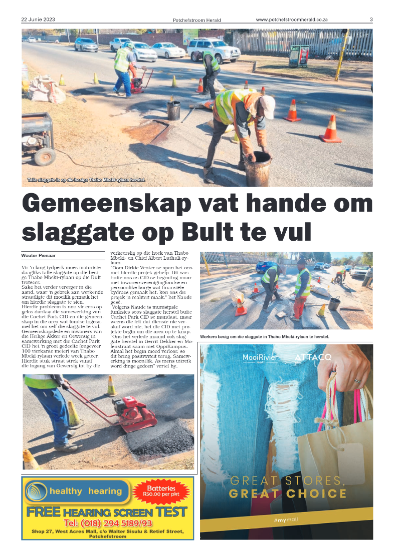 Potchefstroom Herald 22 June 2023 page 3