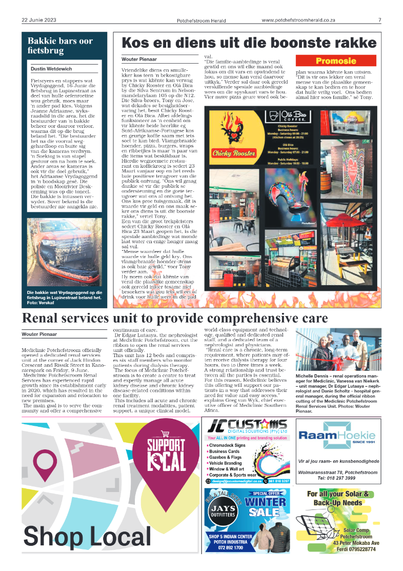 Potchefstroom Herald 22 June 2023 page 7