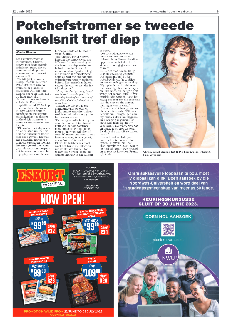 Potchefstroom Herald 22 June 2023 page 9