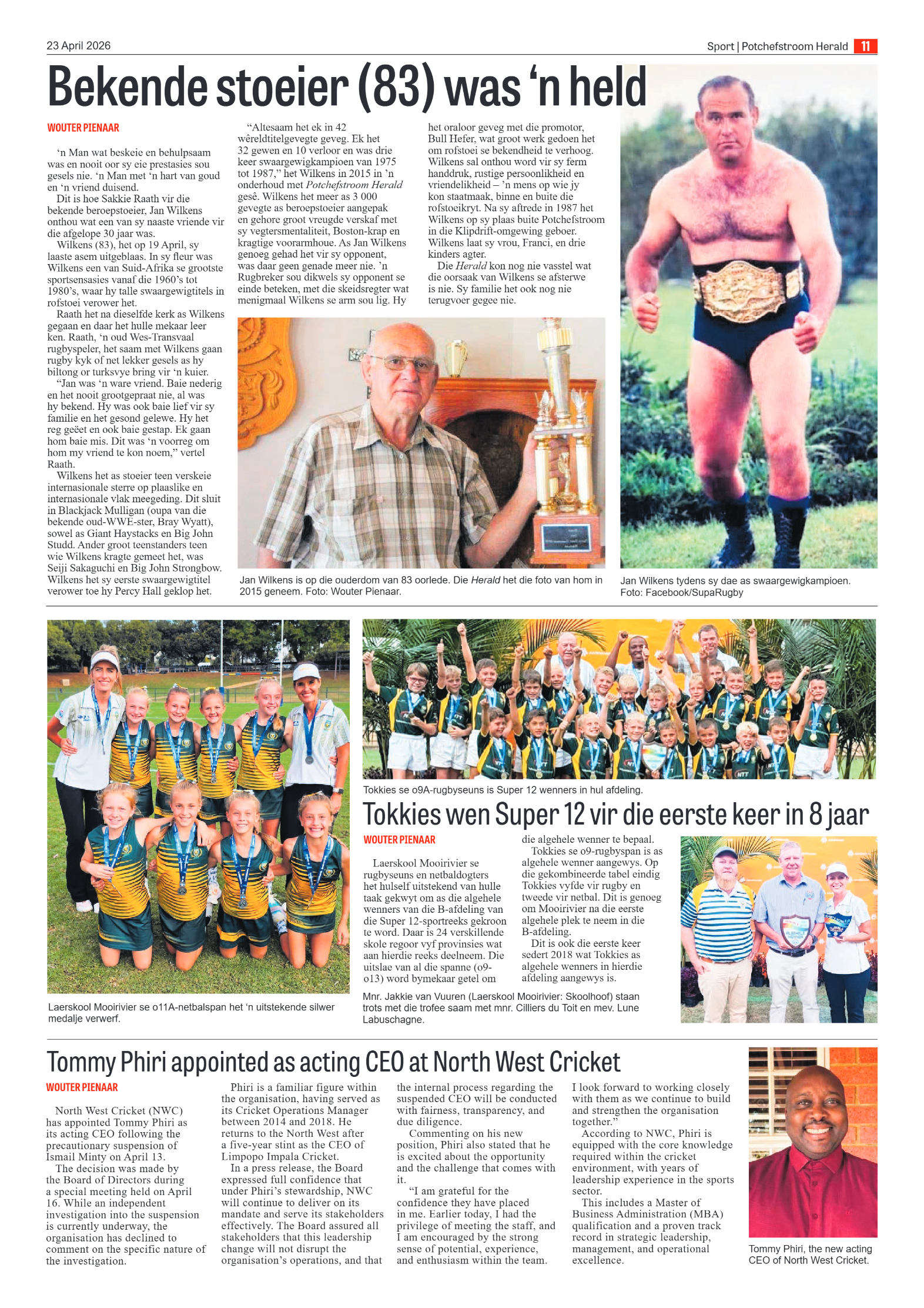 Potchefstroom Herald: 23 April 2026 page 11