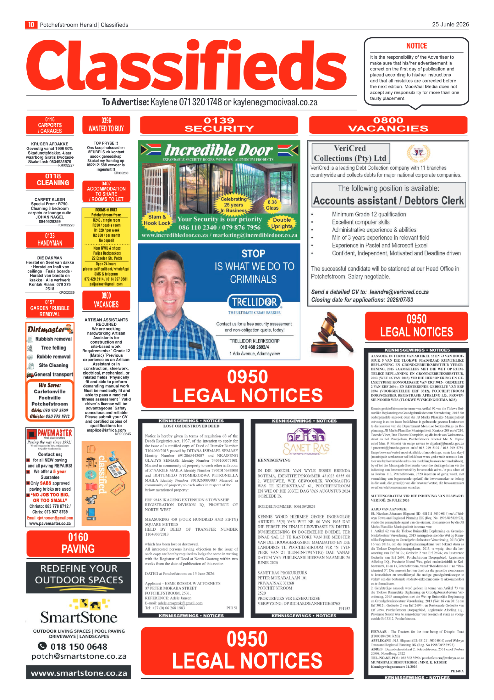 Potchefstroom Herald: 25 Junie 2026 page 10