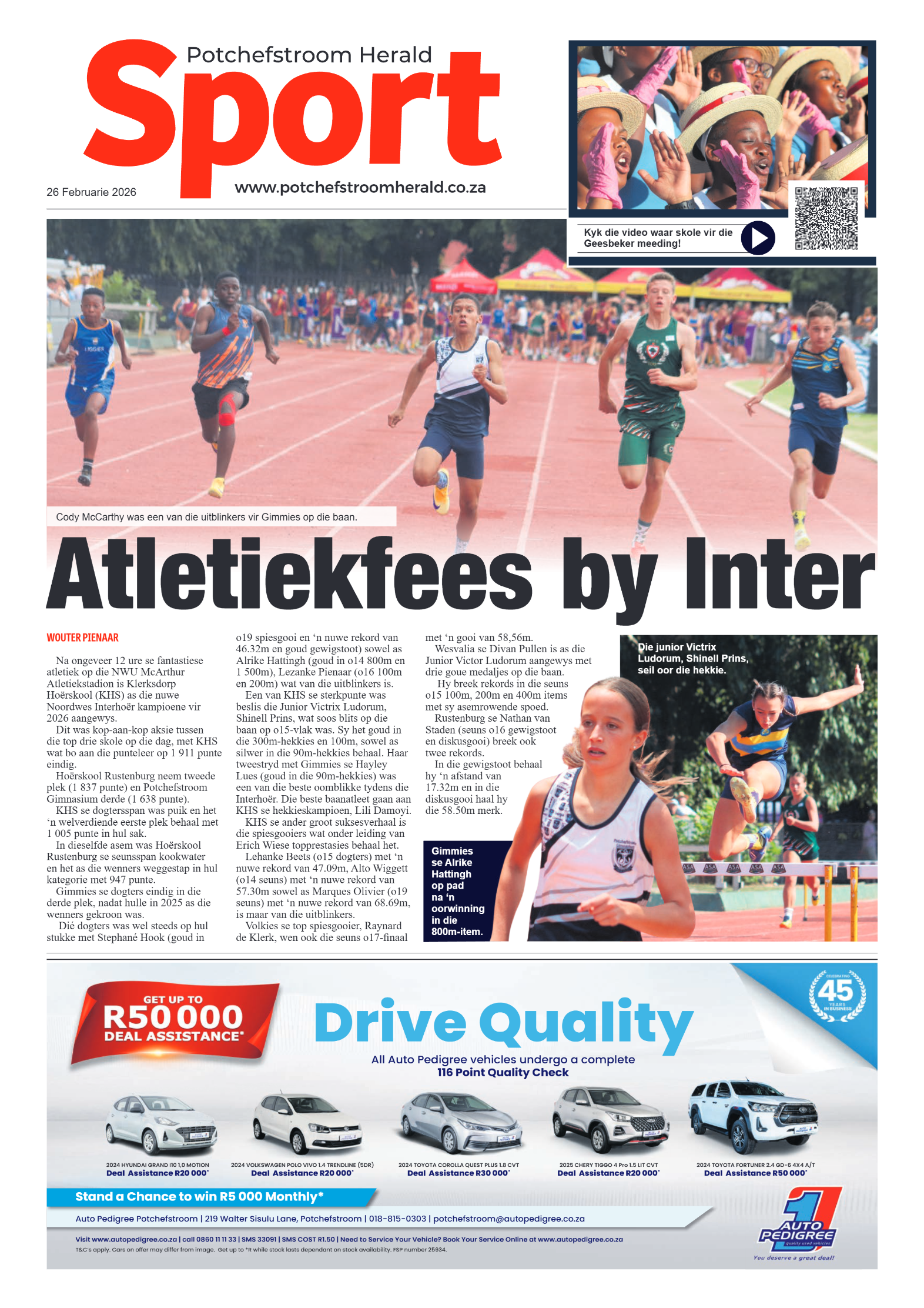 Potchefstroom Herald: 26 Februarie 2026 page 12