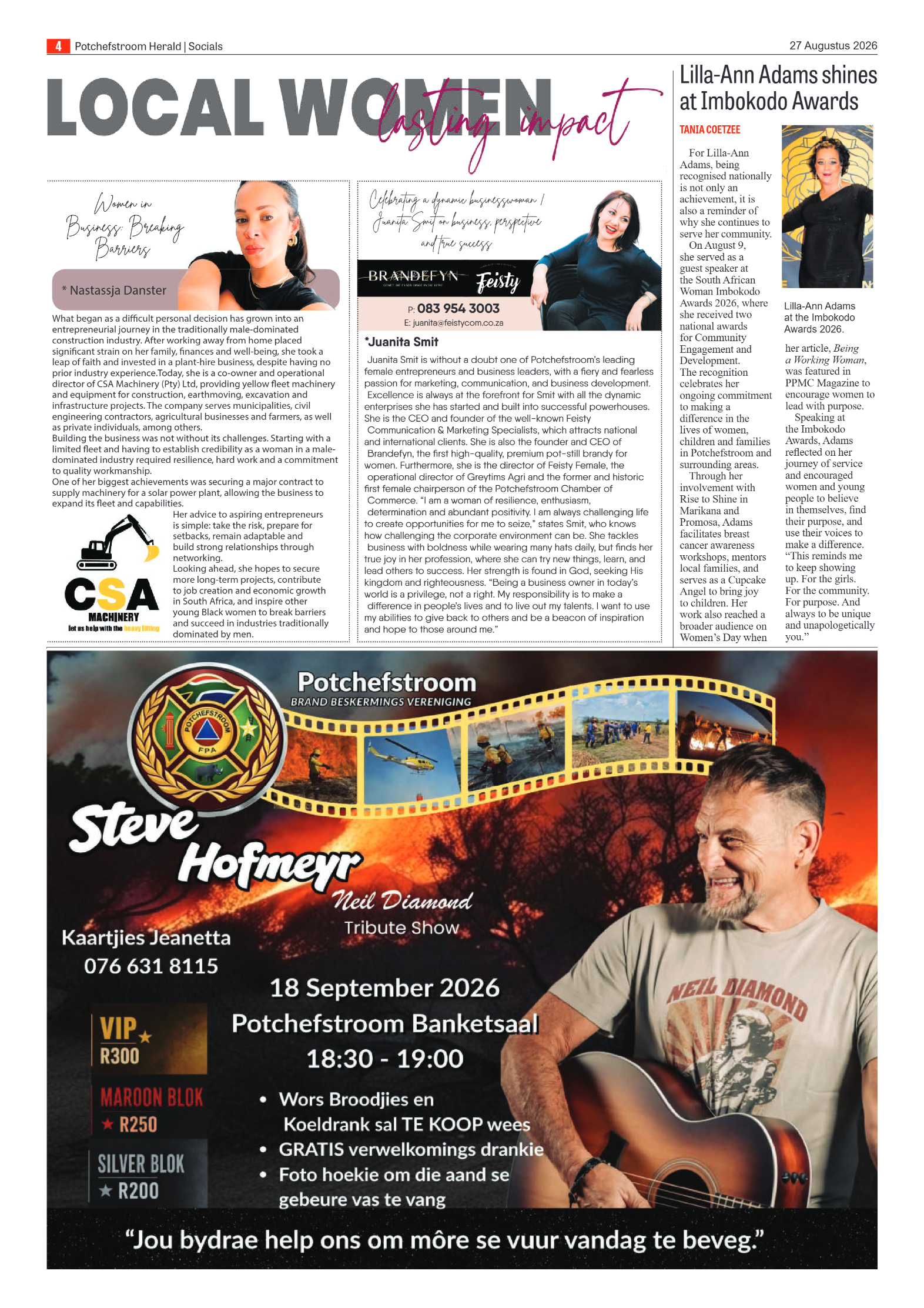 Potchefstroom Herald: 27 Augustus 2026 page 4