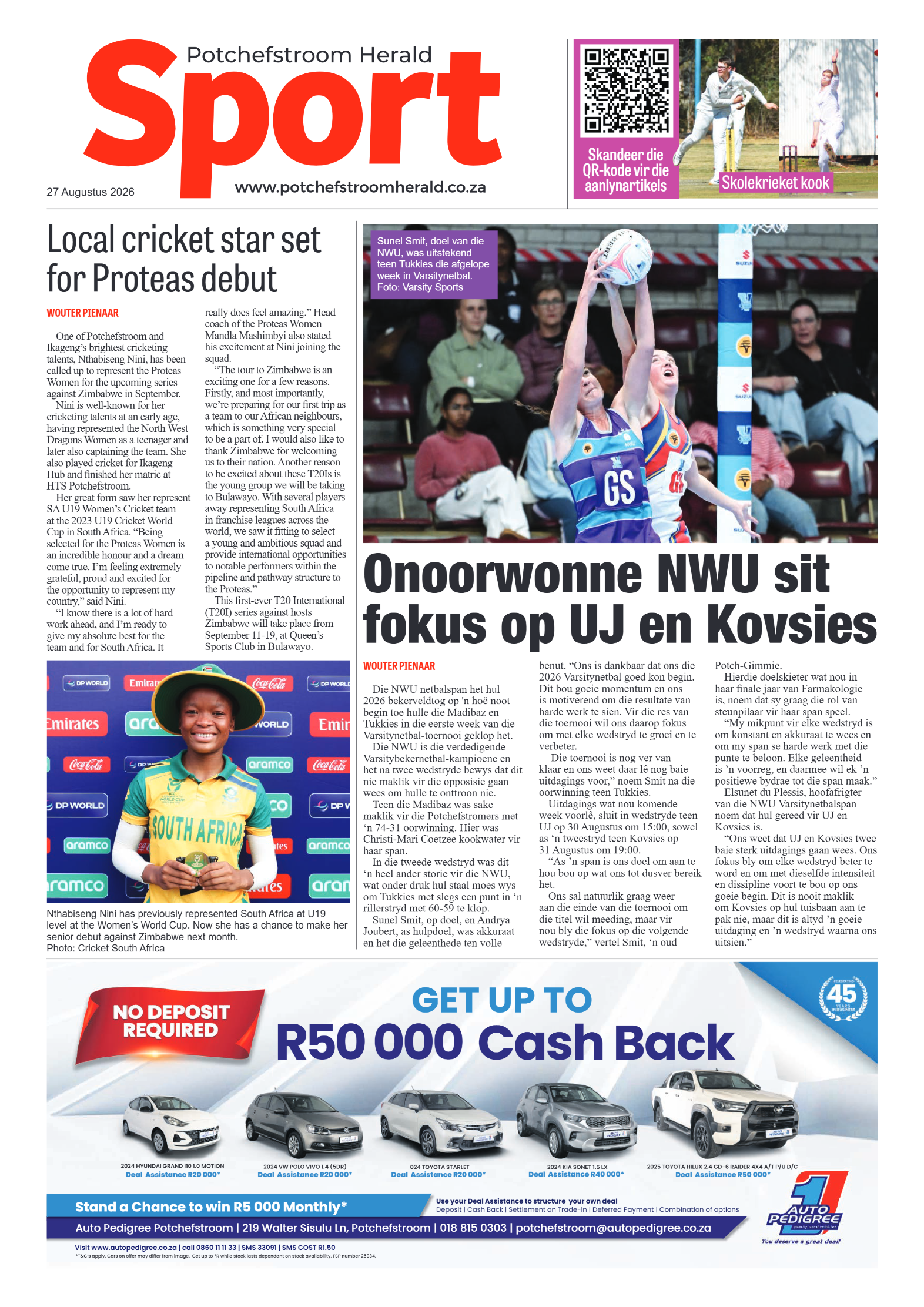 Potchefstroom Herald: 27 Augustus 2026 page 8