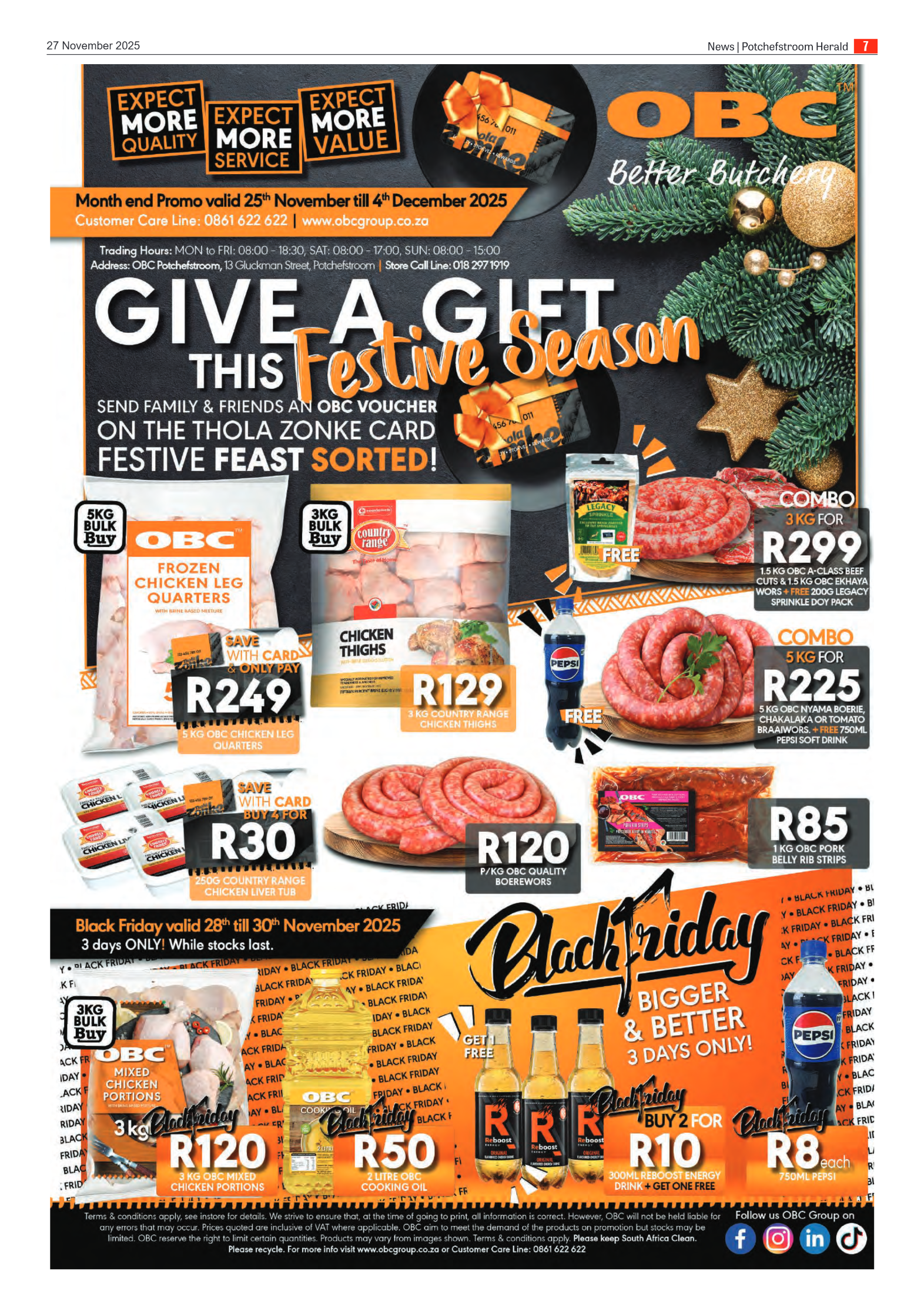 Potchefstroom Herald 27 November 2025 page 13