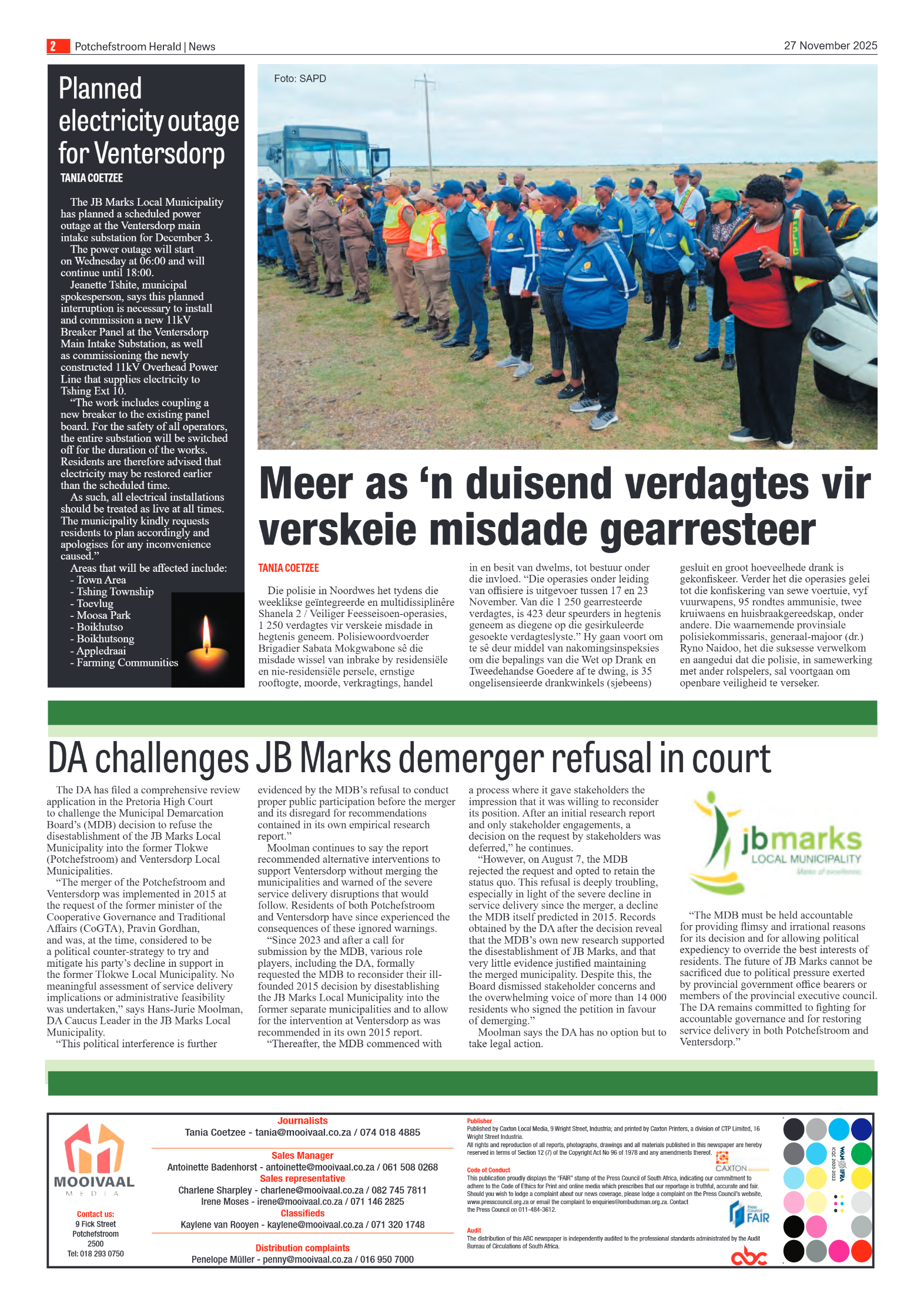 Potchefstroom Herald 27 November 2025 page 4