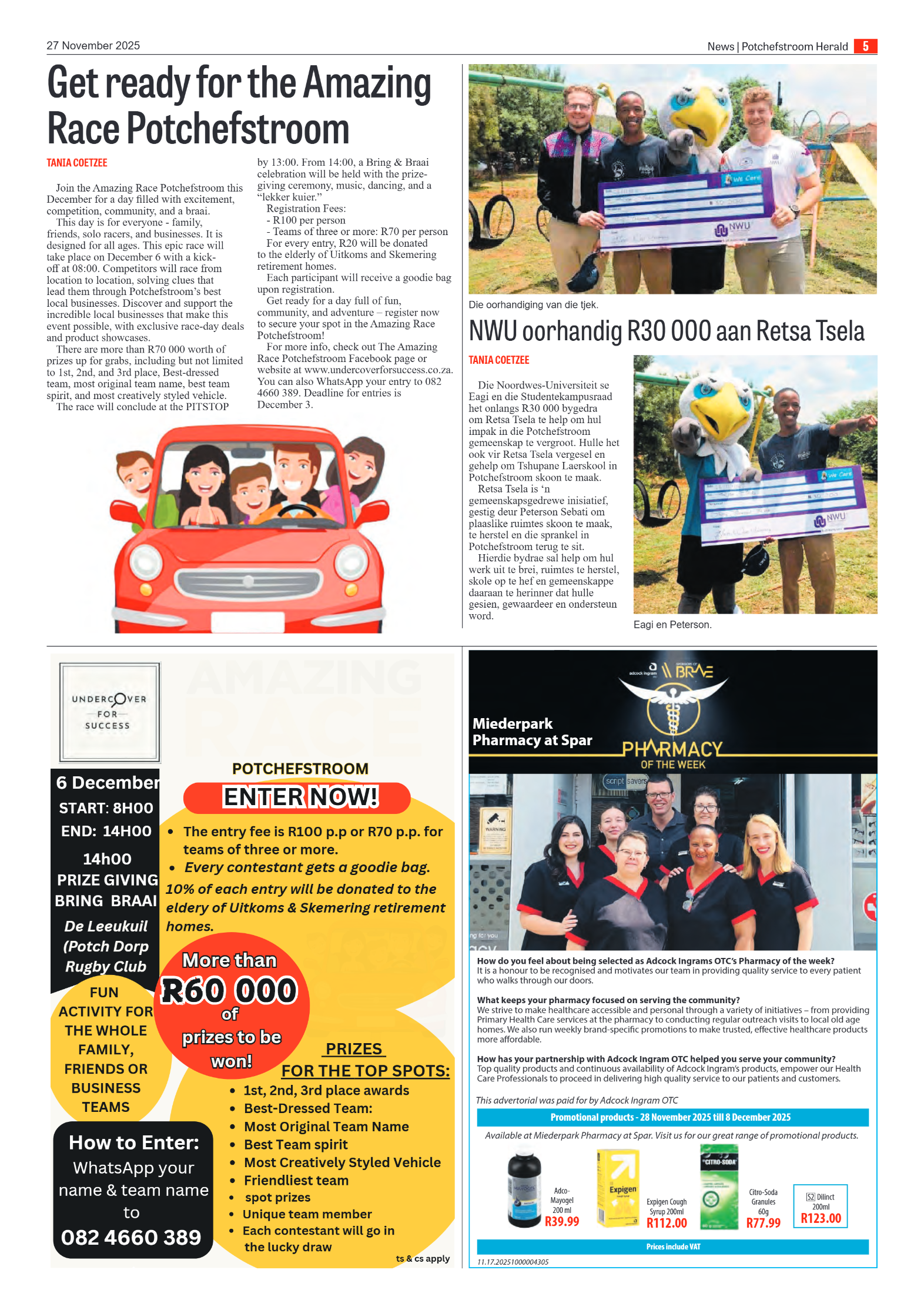 Potchefstroom Herald 27 November 2025 page 9