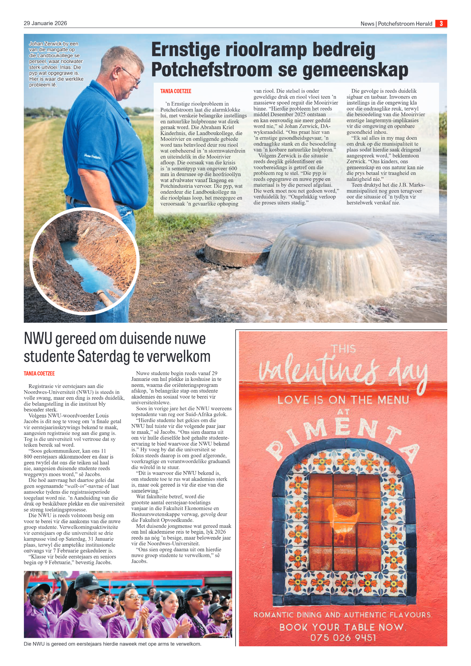 Potchefstroom Herald: 29 Januarie 2026 page 3