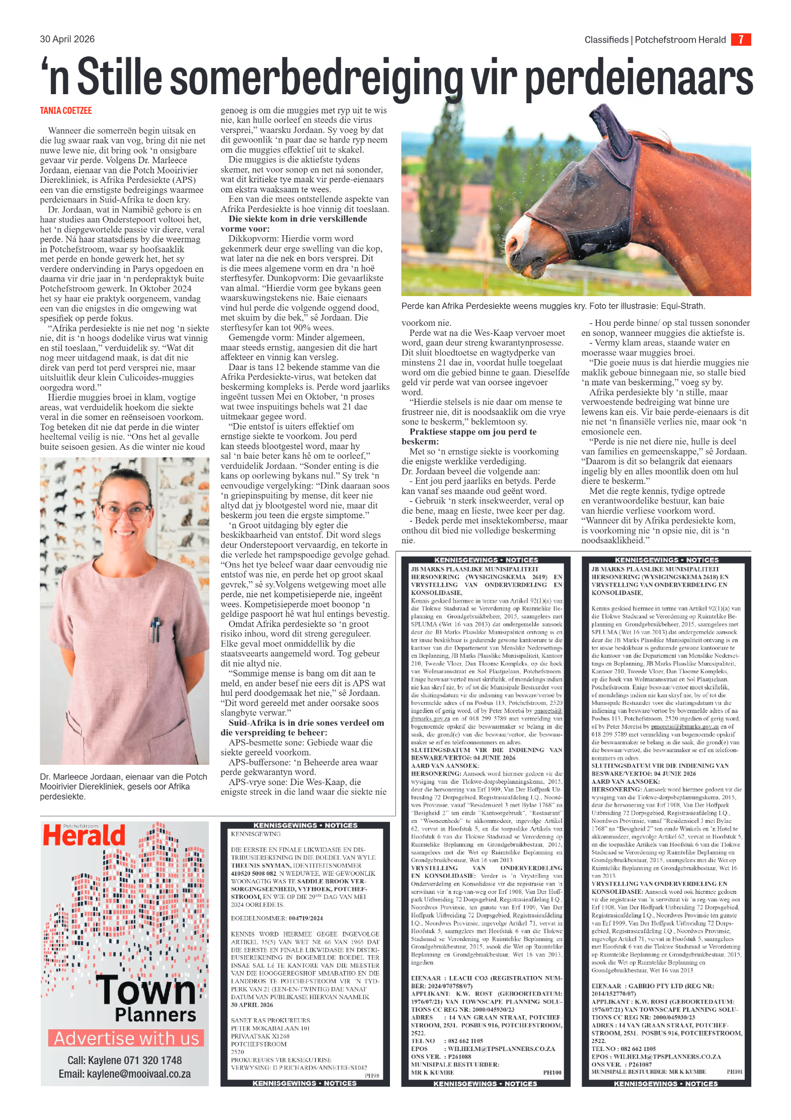 Potchefstroom Herald: 30 April 2026 page 7