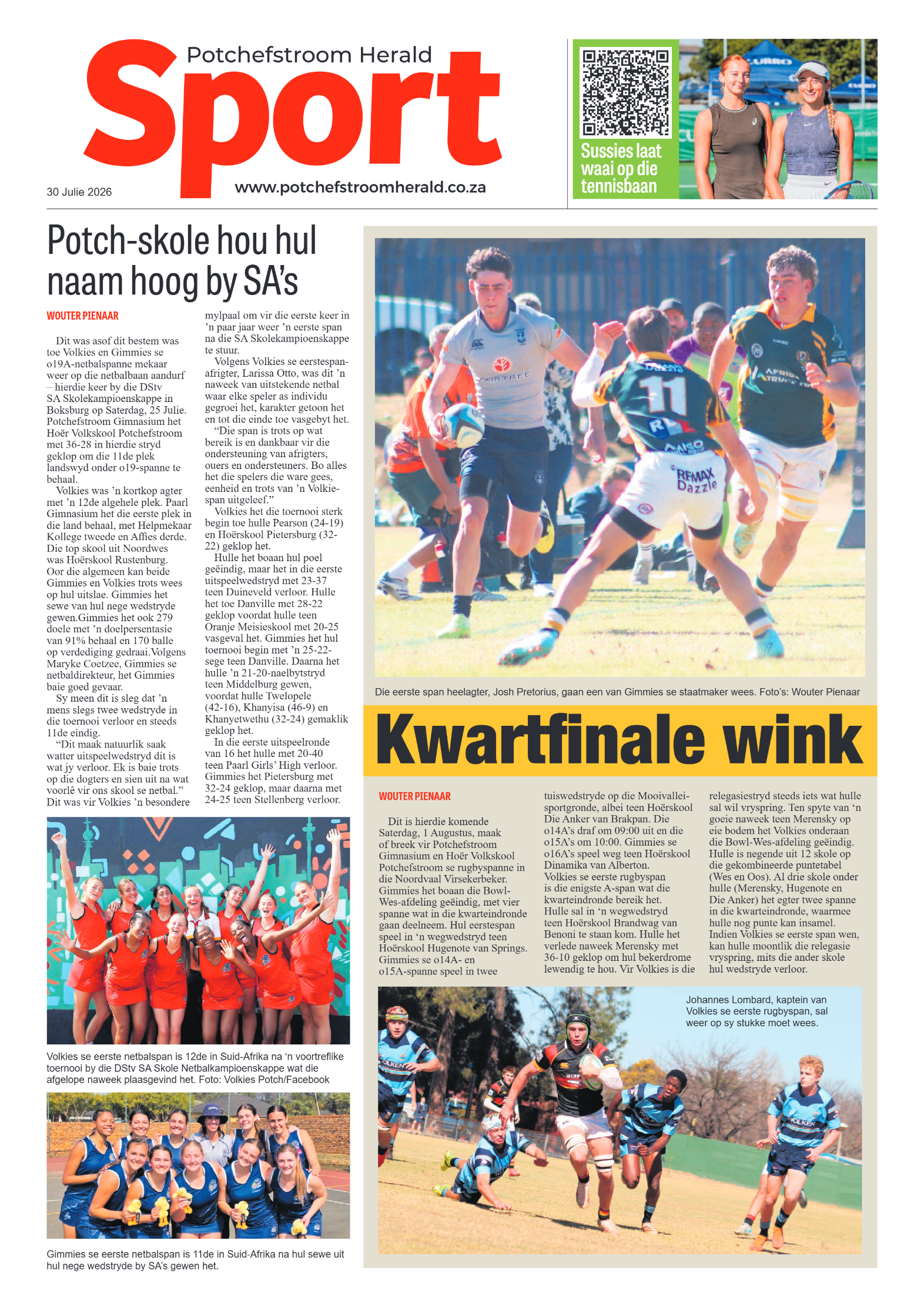 Potchefstroom Herald: 30 Julie 2026 page 8