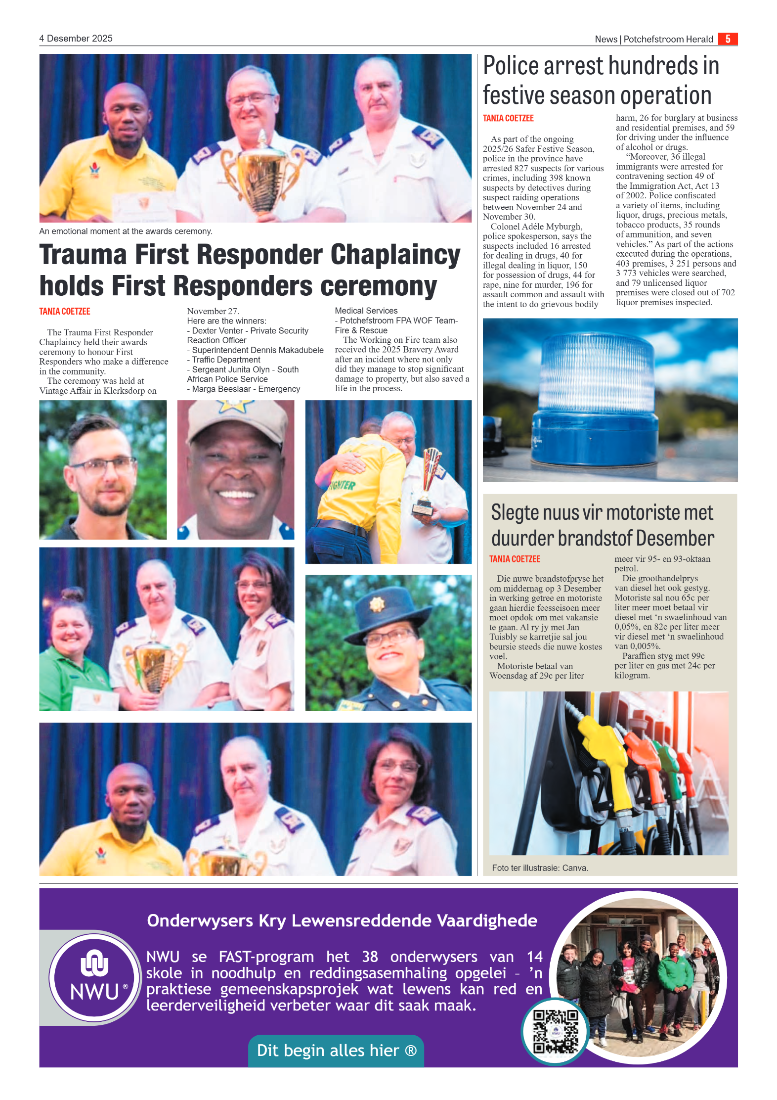 Potchefstroom Herald 4 Desember 2025 page 5