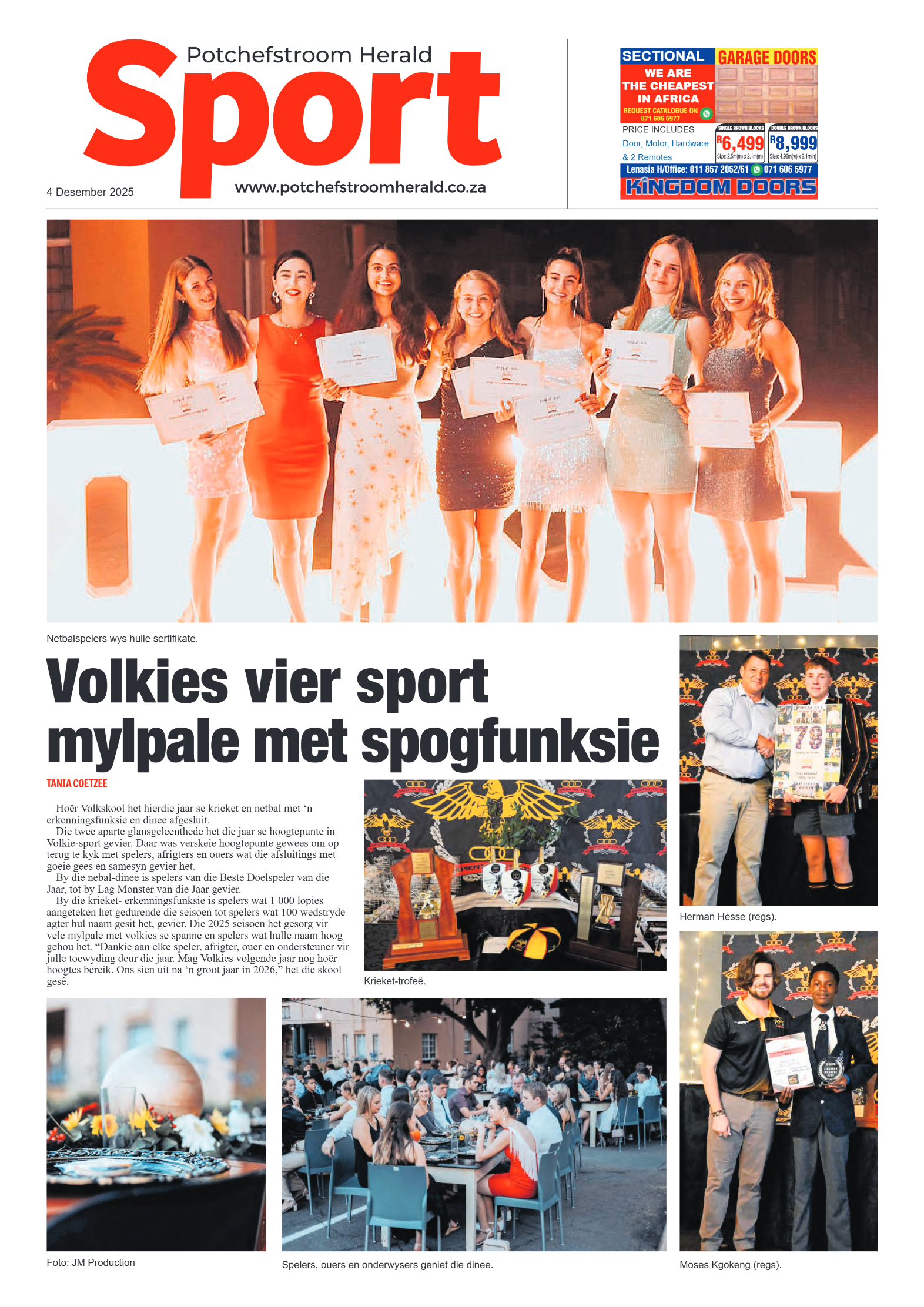 Potchefstroom Herald 4 Desember 2025 page 8