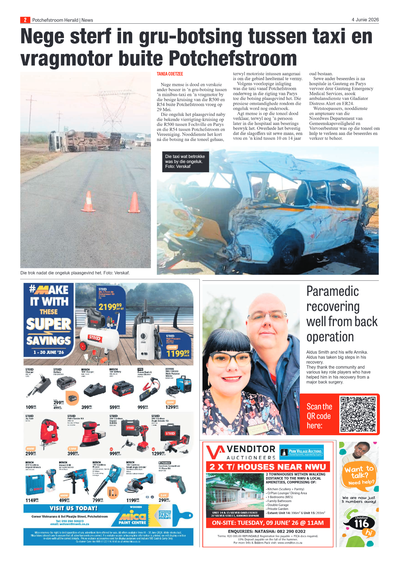 Potchefstroom Herald: 4 Junie 2026 page 2