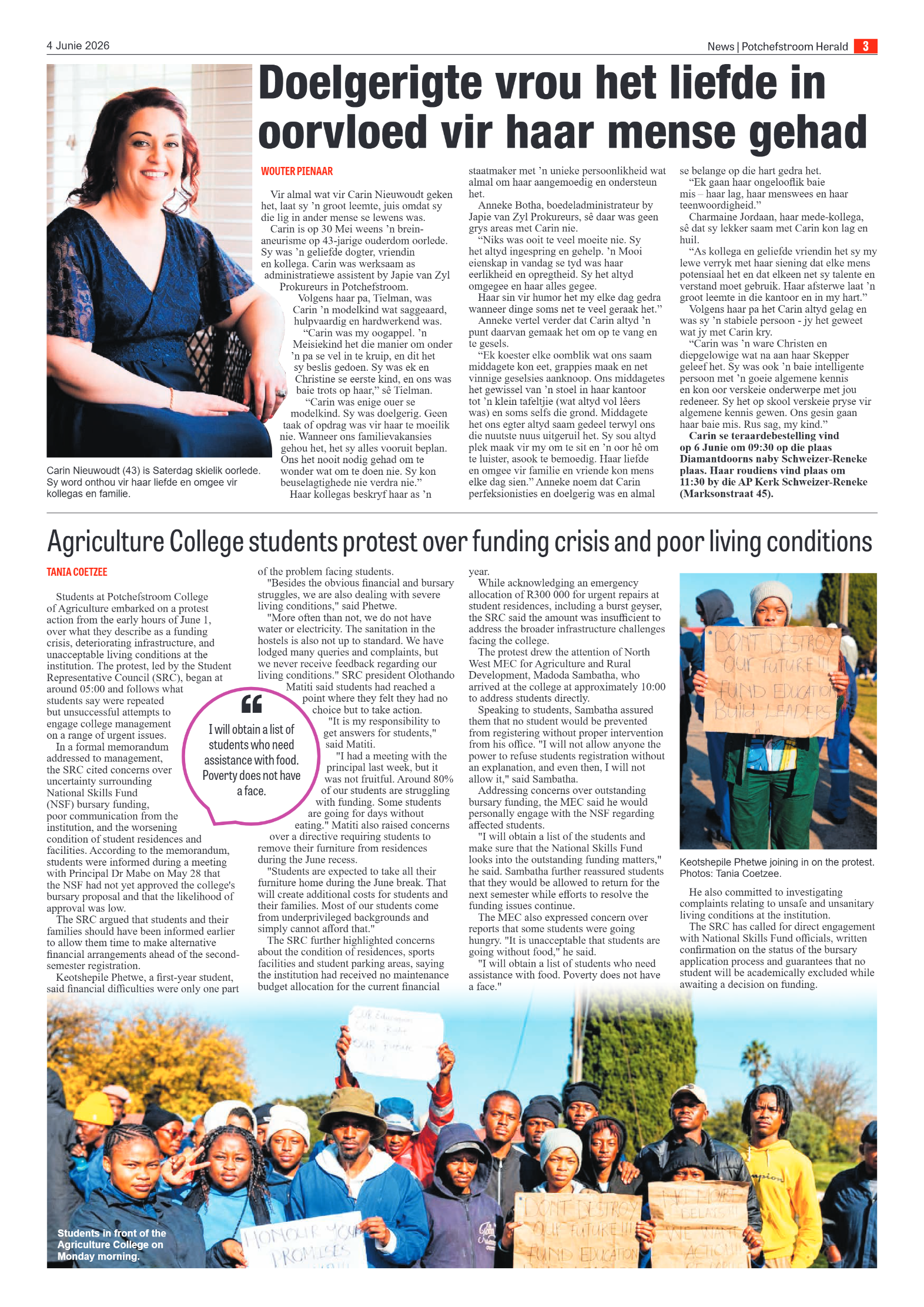 Potchefstroom Herald: 4 Junie 2026 page 3