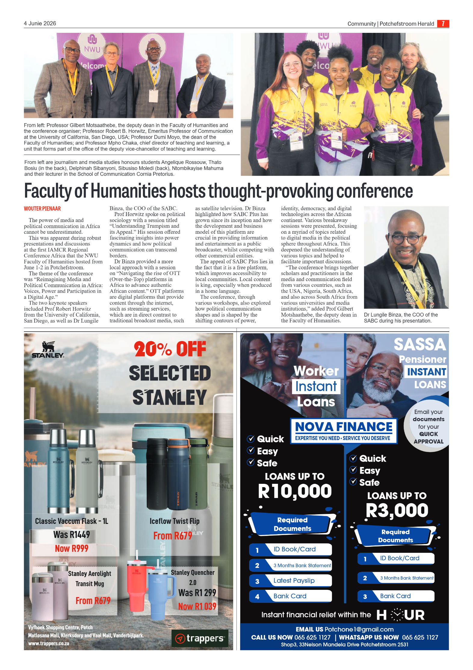 Potchefstroom Herald: 4 Junie 2026 page 7