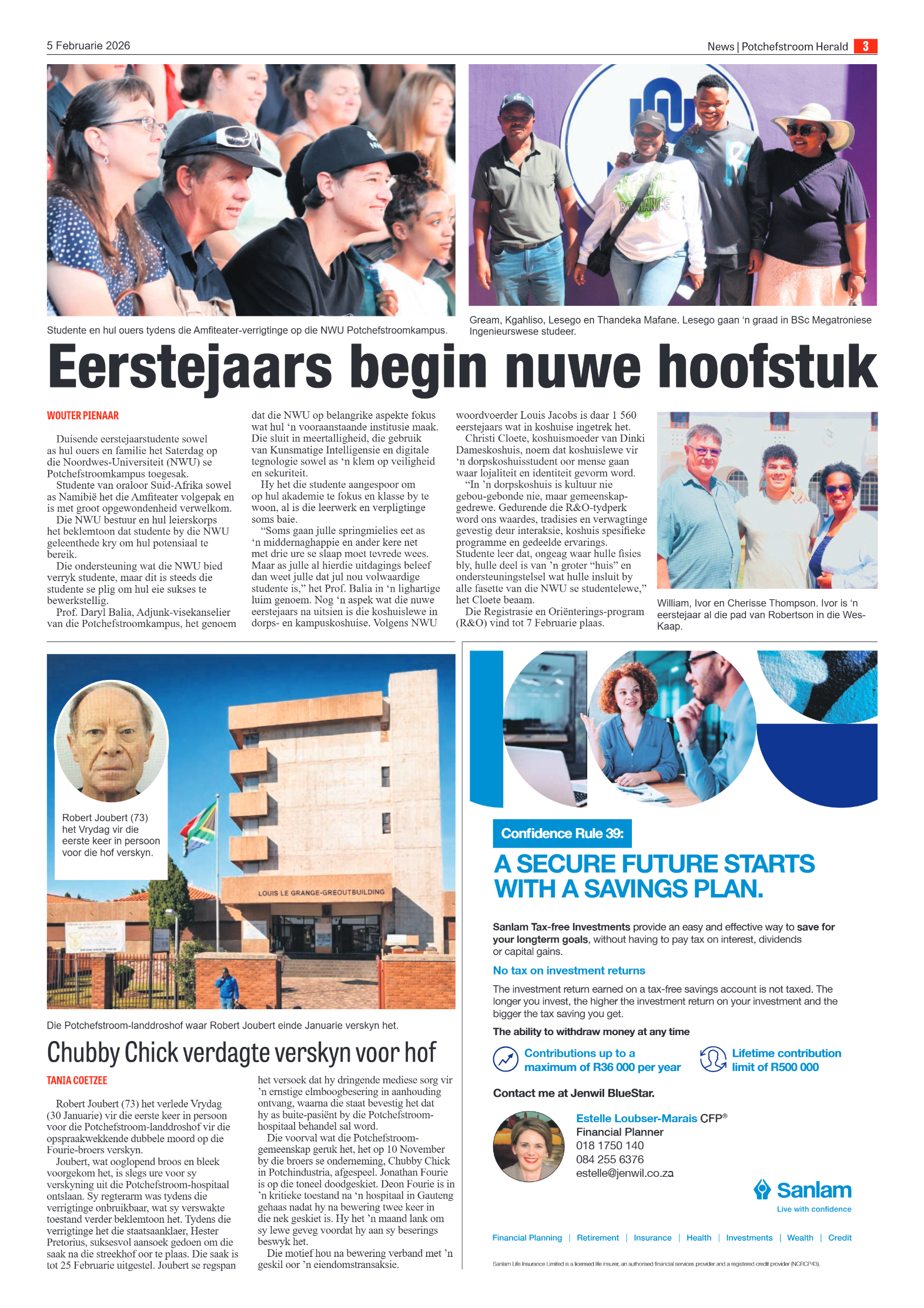 Potchefstroom Herald: 5 Februarie 2026 page 3
