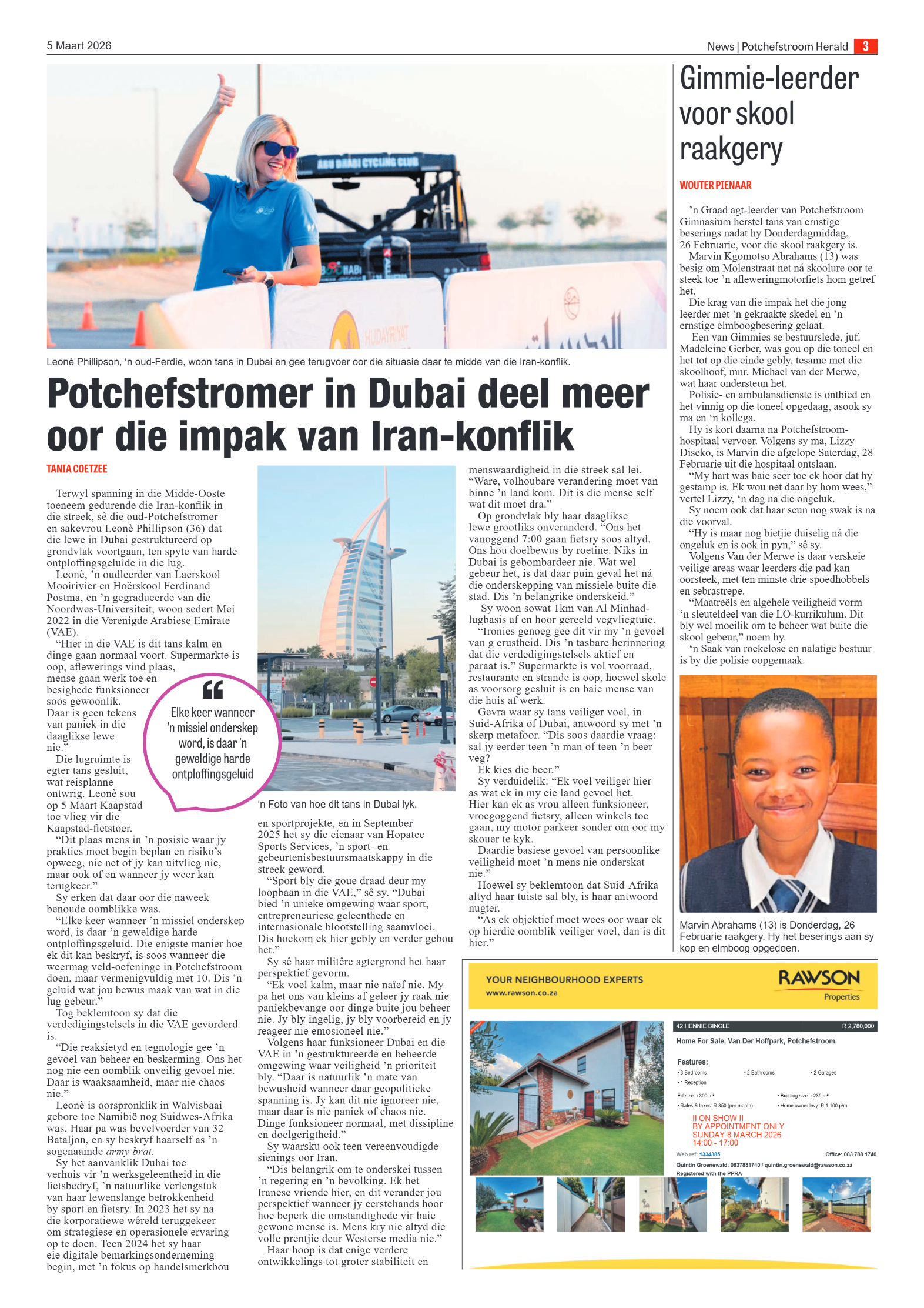 Potchefstroom Herald: 5 Maart 2026 page 3