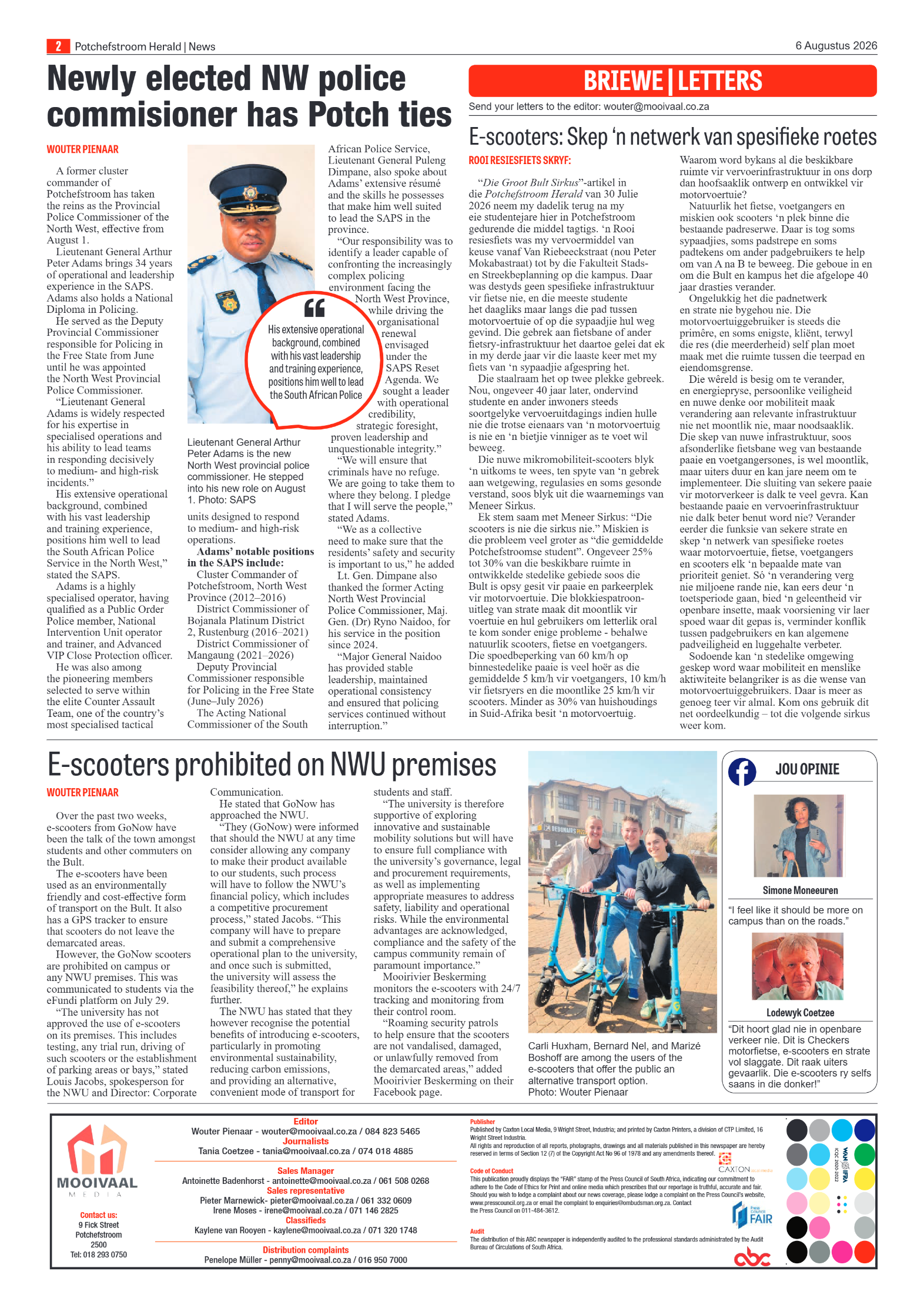 Potchefstroom Herald: 6 Augustus 2026 page 2