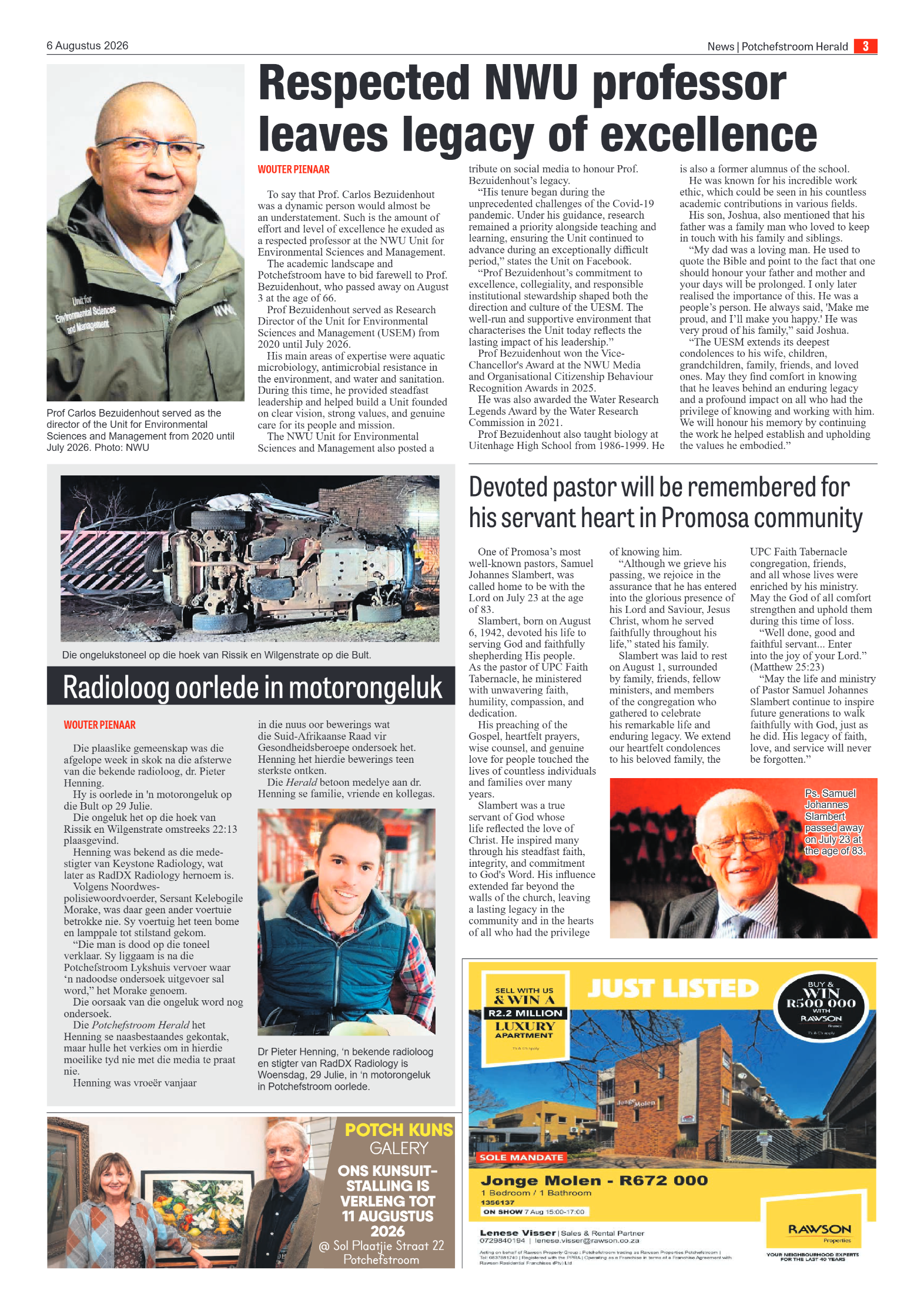 Potchefstroom Herald: 6 Augustus 2026 page 3