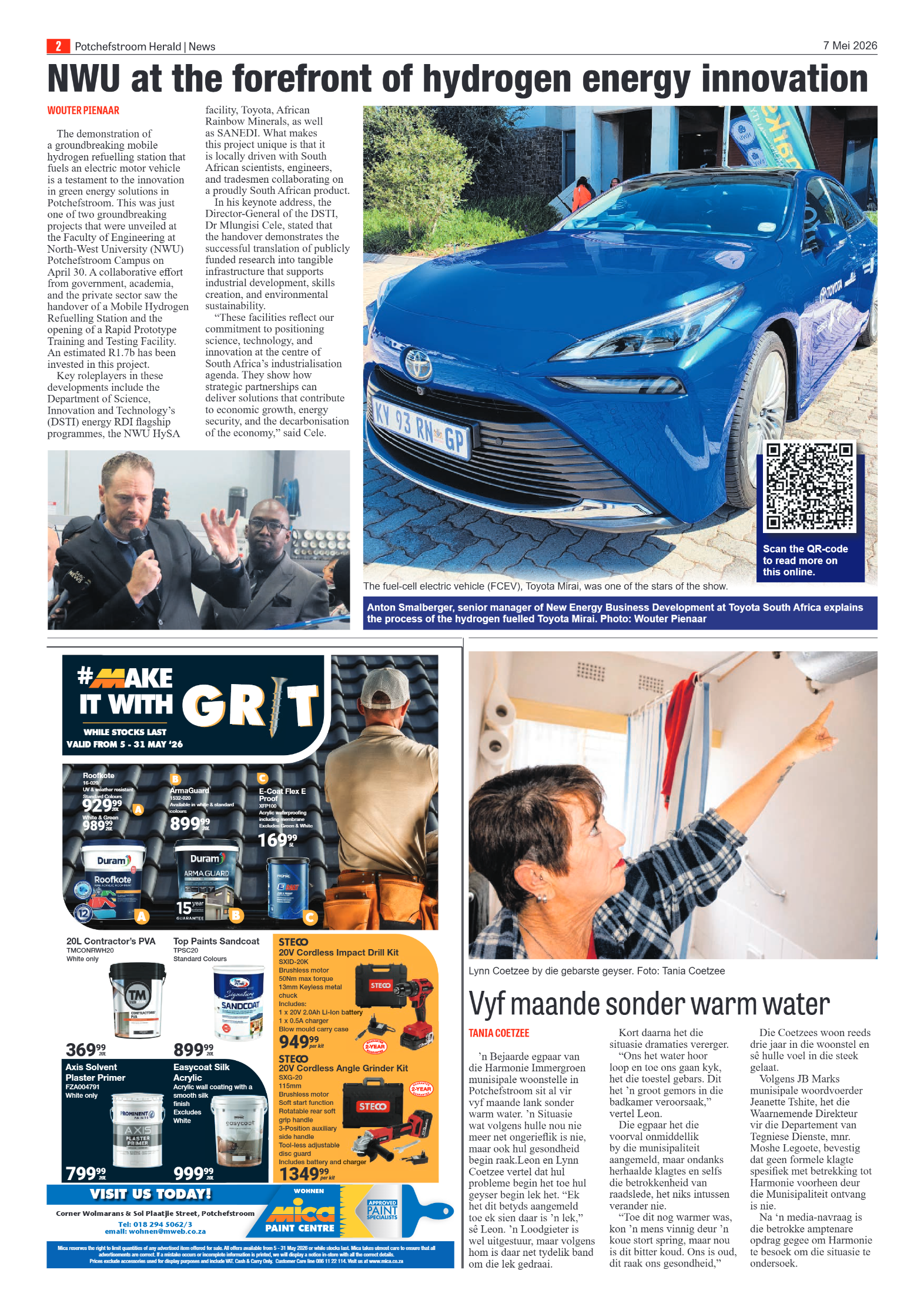 Potchefstroom Herald: 7 Mei 2026 page 2