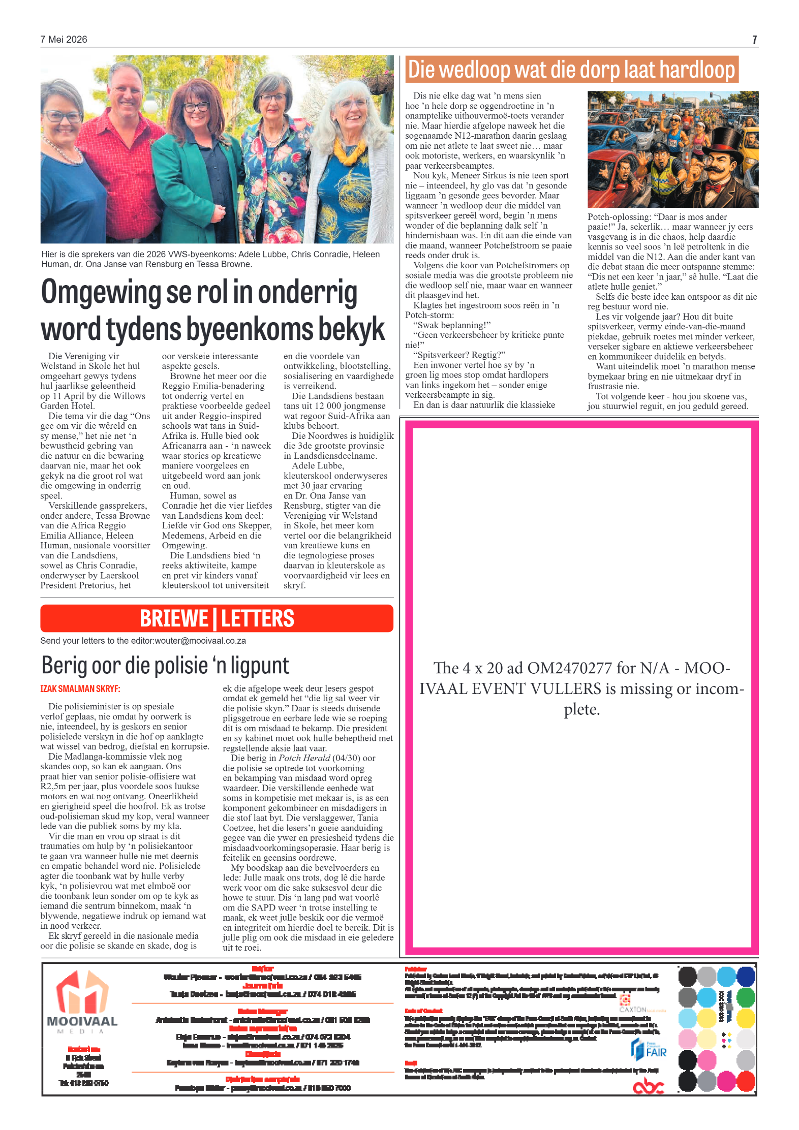 Potchefstroom Herald: 7 Mei 2026 page 7