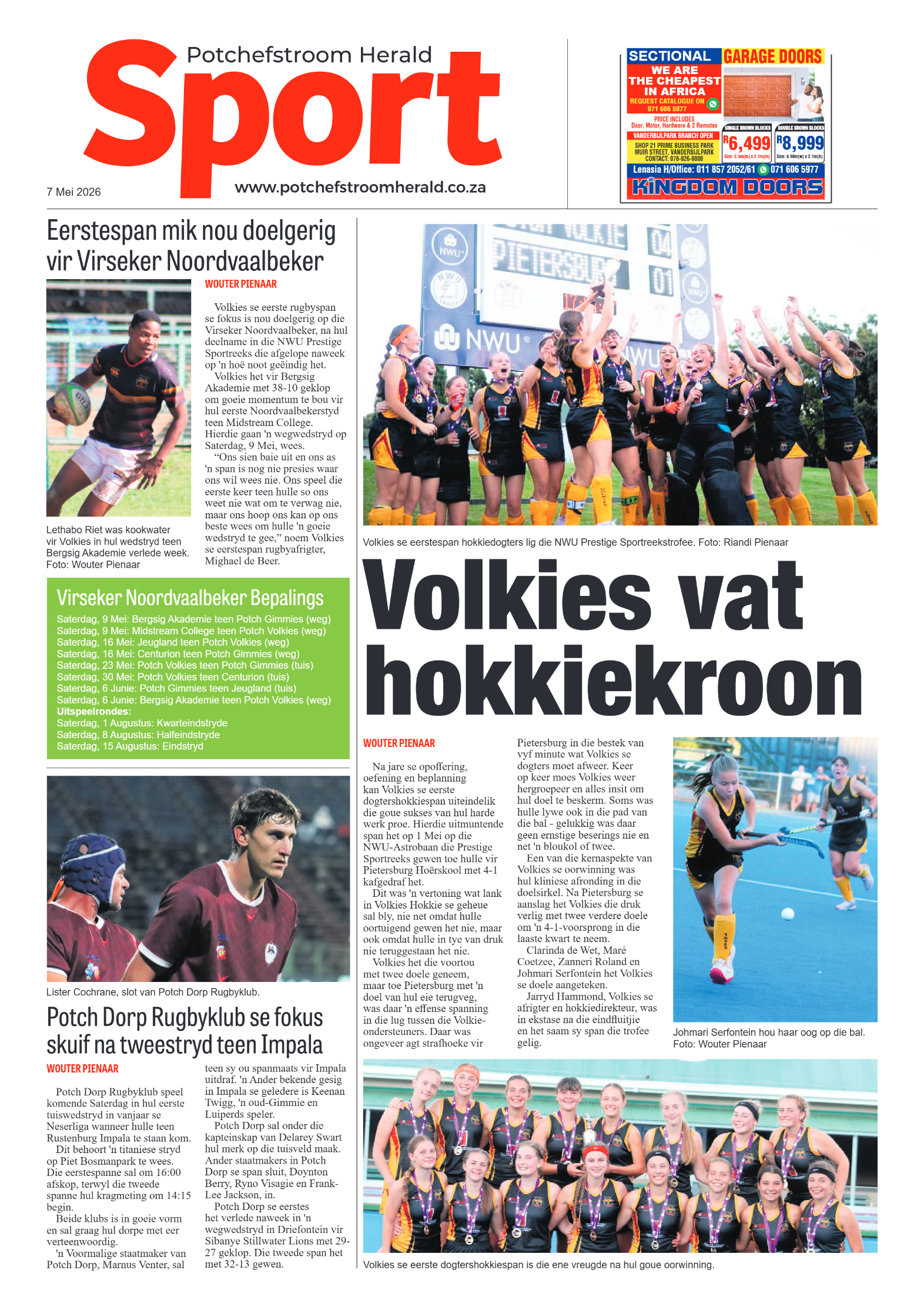 Potchefstroom Herald: 7 Mei 2026 page 8