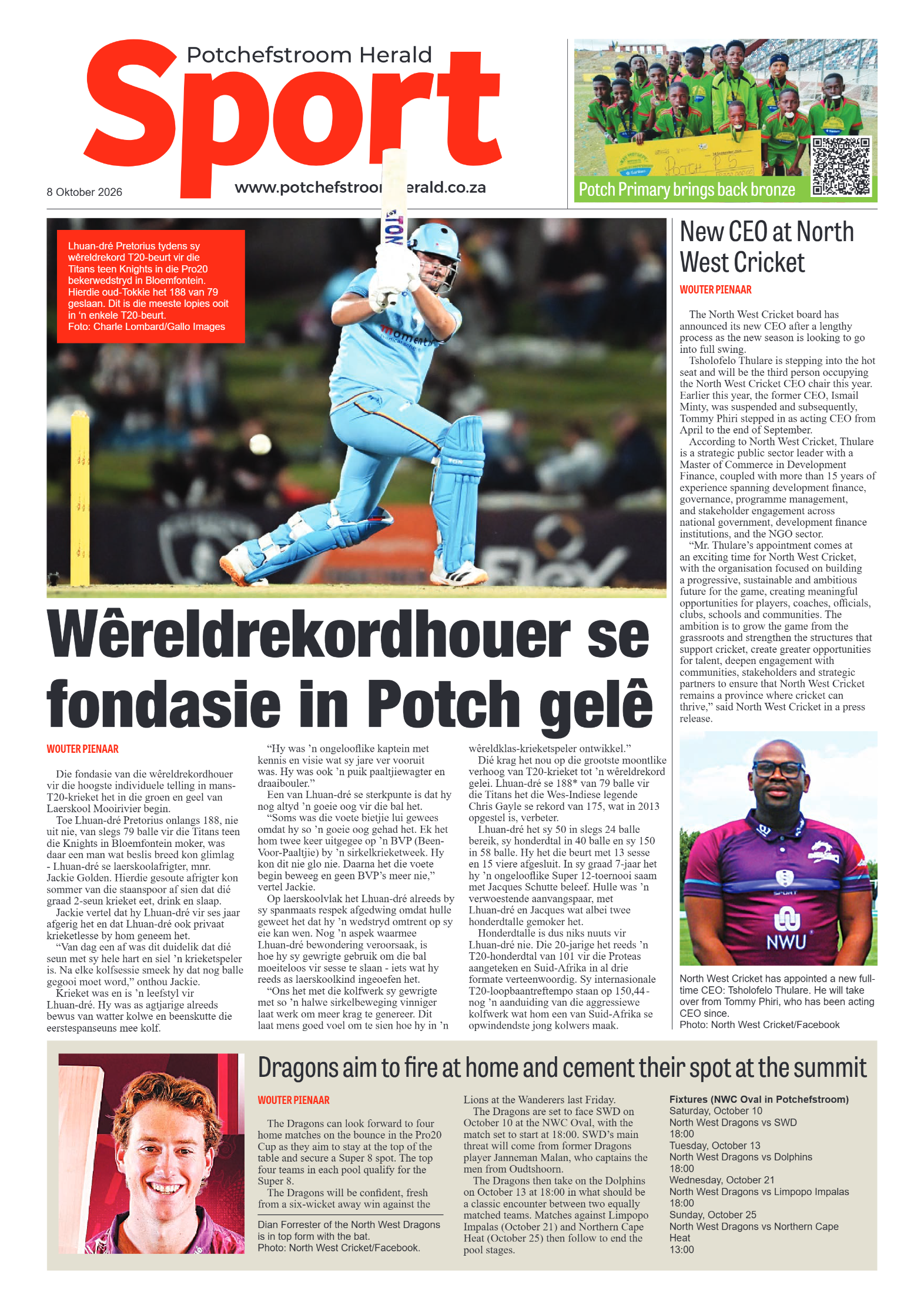 Potchefstroom Herald: 8 Oktober 2026 page 8