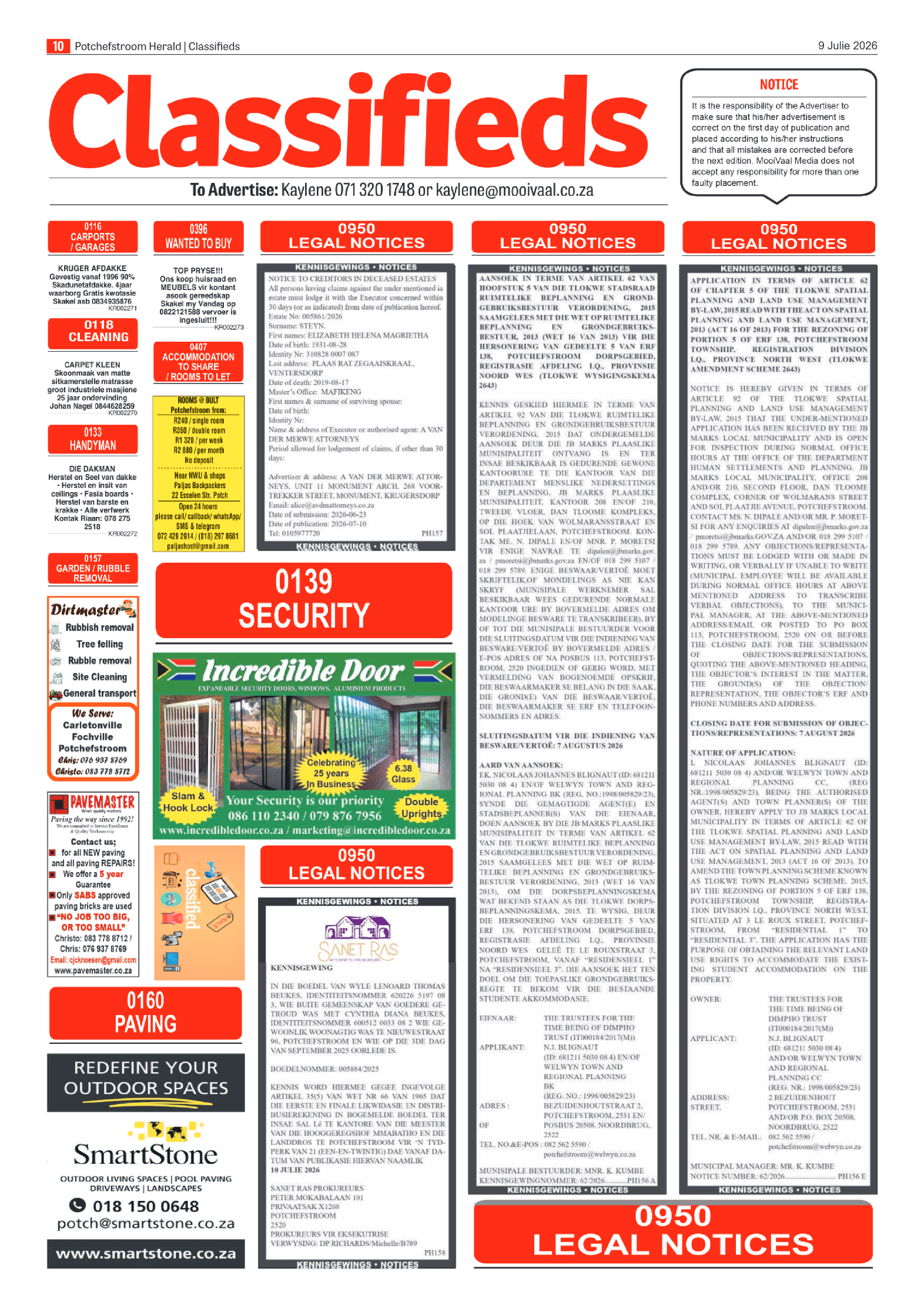 Potchefstroom Herald: 9 Julie 2026 page 10