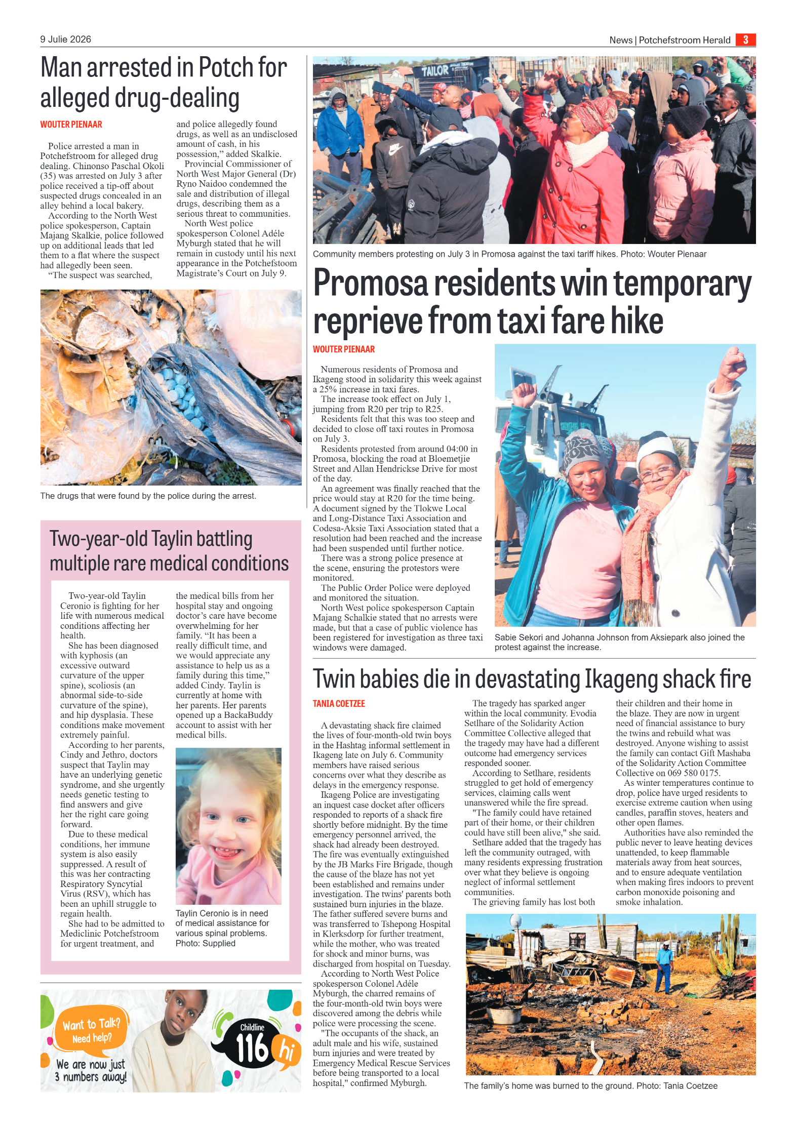 Potchefstroom Herald: 9 Julie 2026 page 3