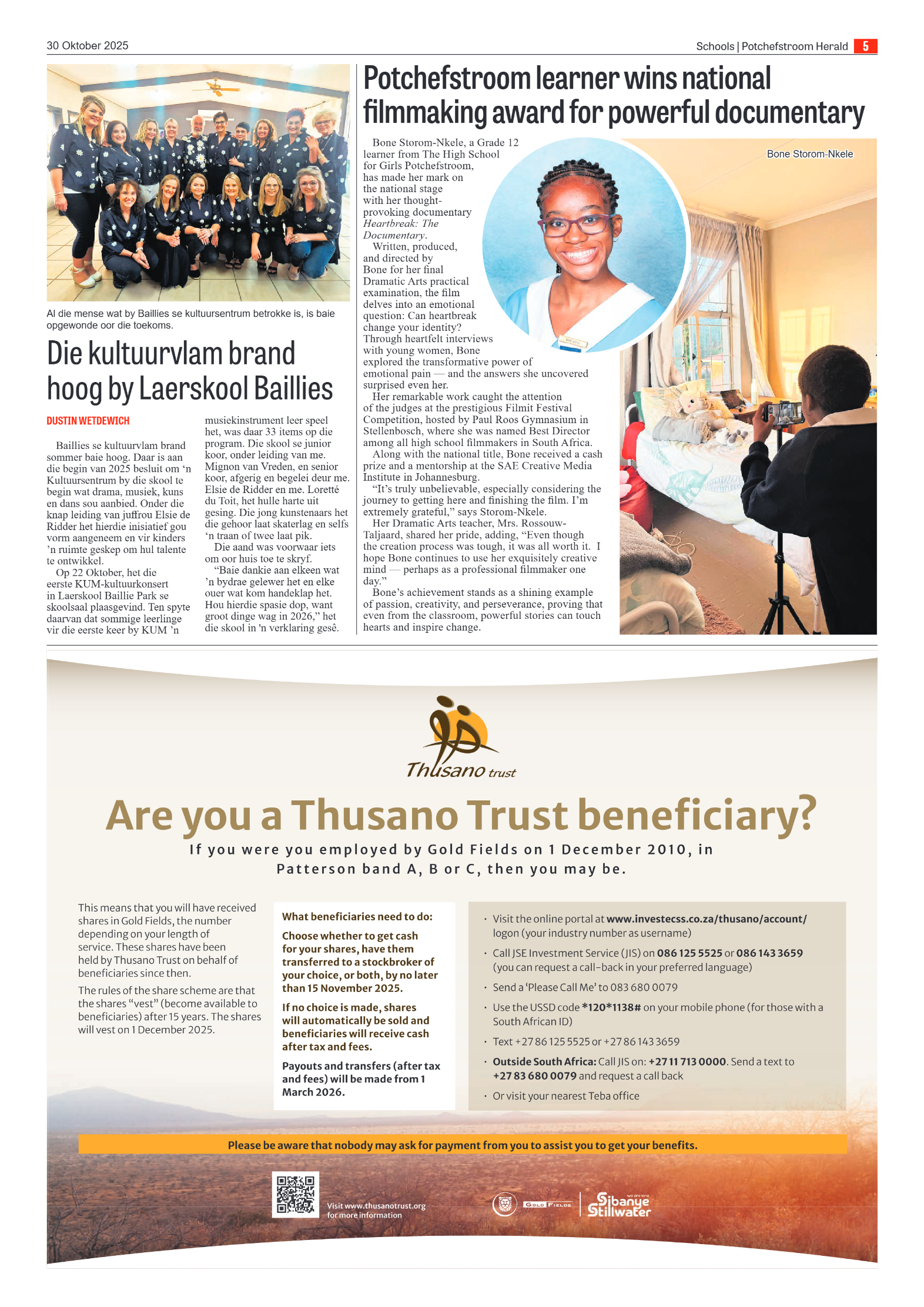 Potchefstroom Herald 30 Oktober 2025 page 5